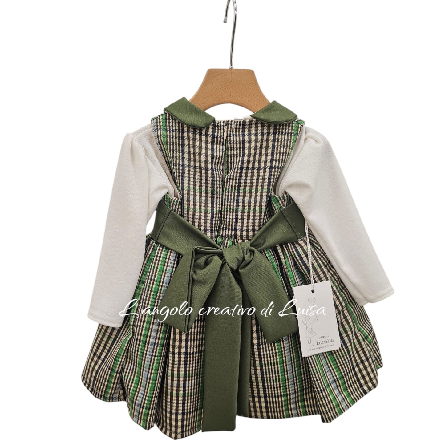 Vestina tartan verde