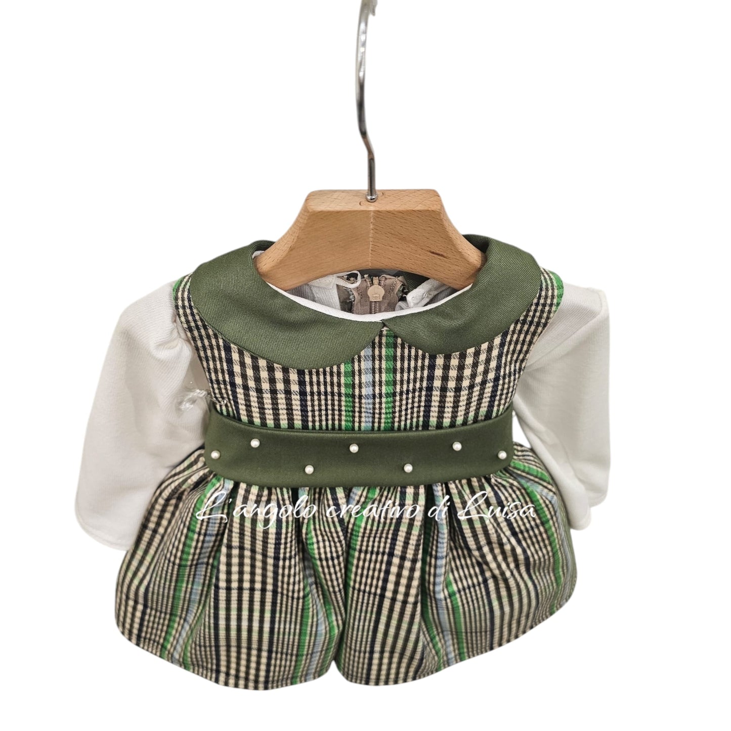 Vestina tartan verde