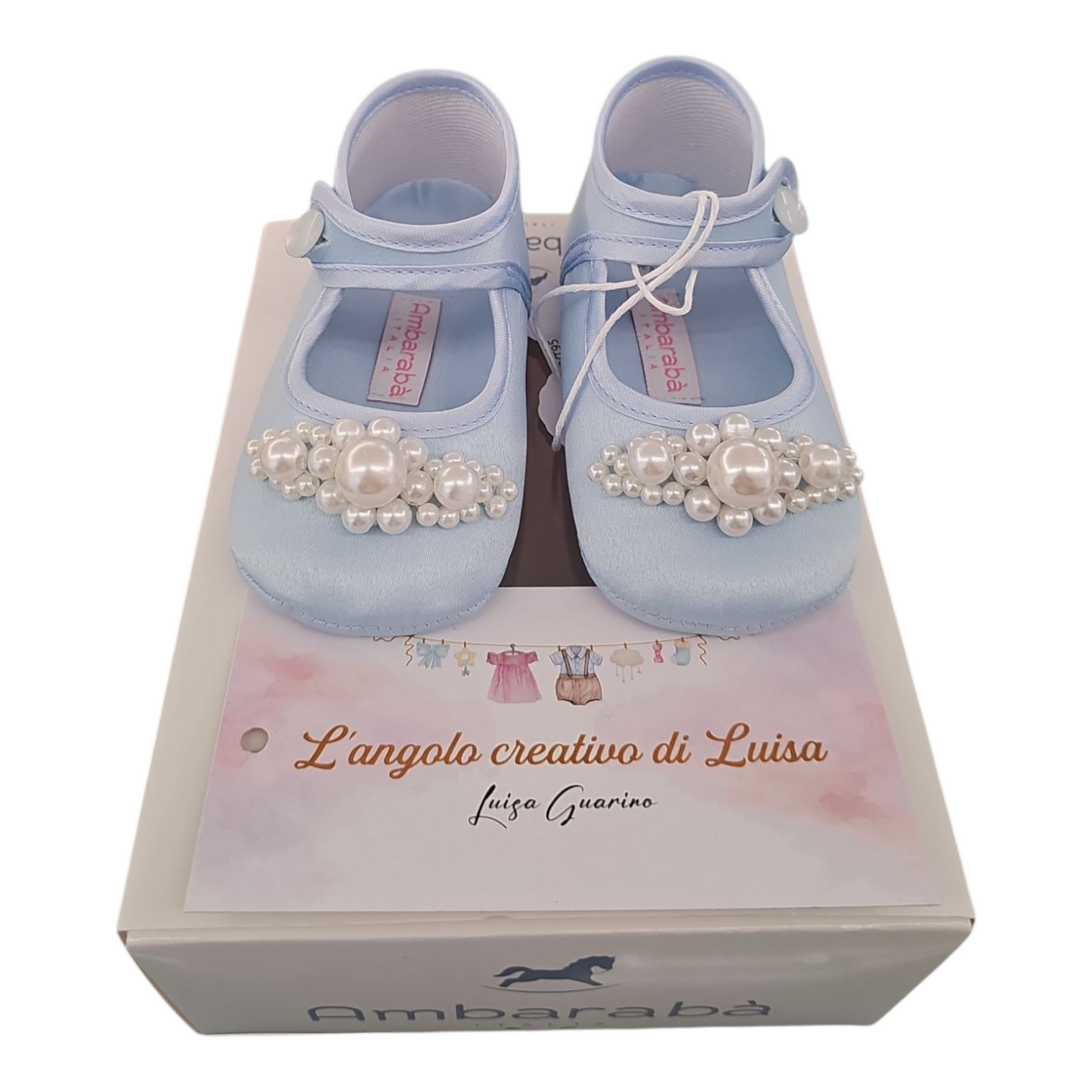 Ballerine in mikado con perle