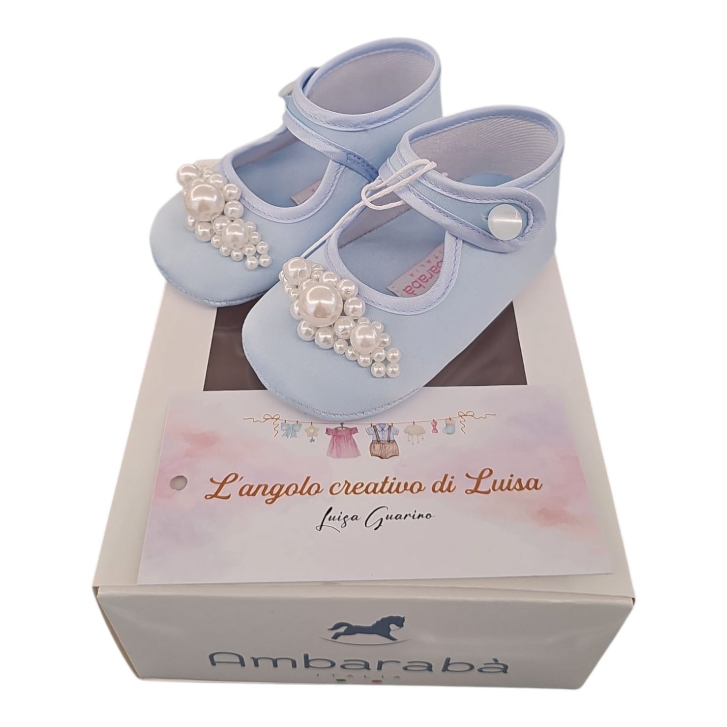 Ballerine in mikado con perle