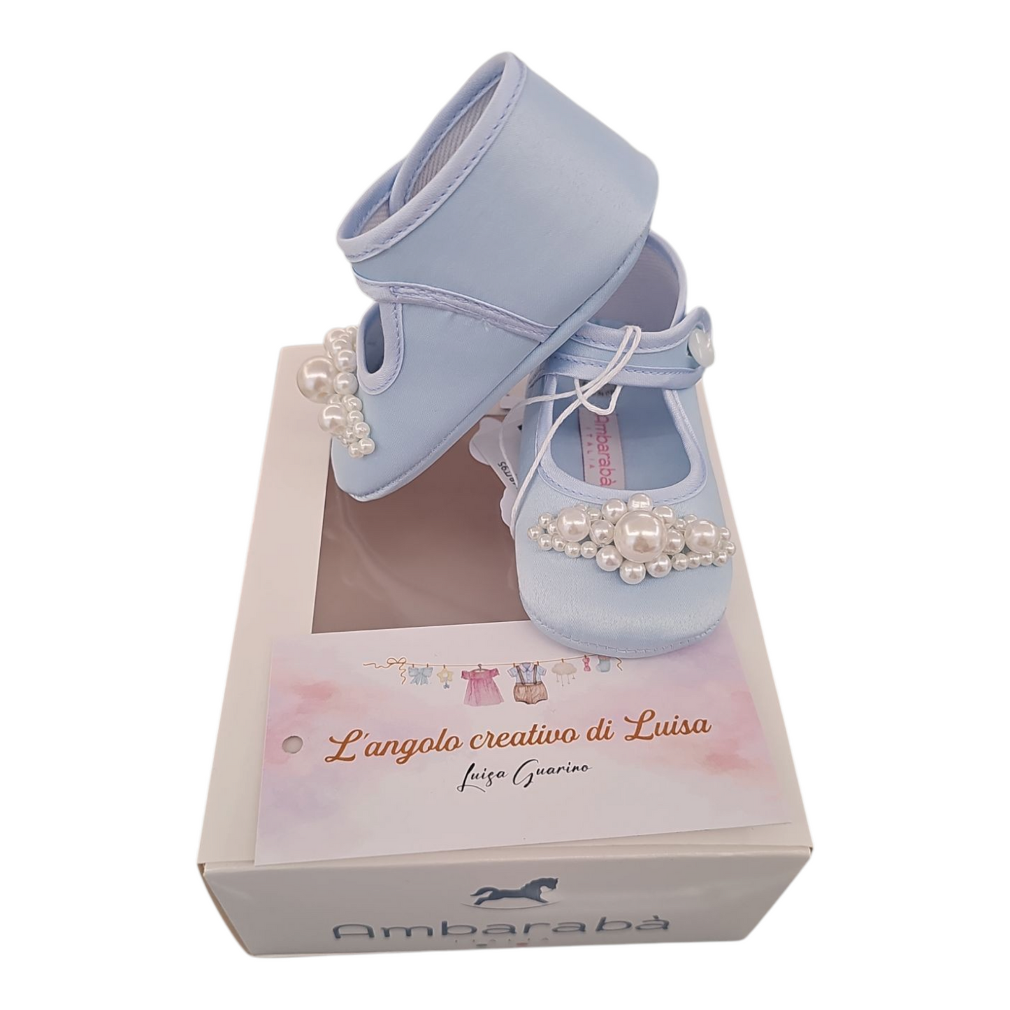 Ballerine in mikado con perle