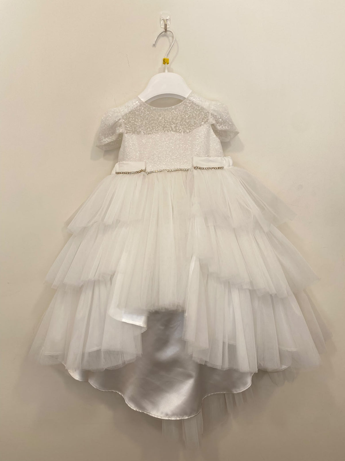 Abito da Cerimonia Bimba in Tulle con Gonna Staccabile 2-in-1 👧✨⭐