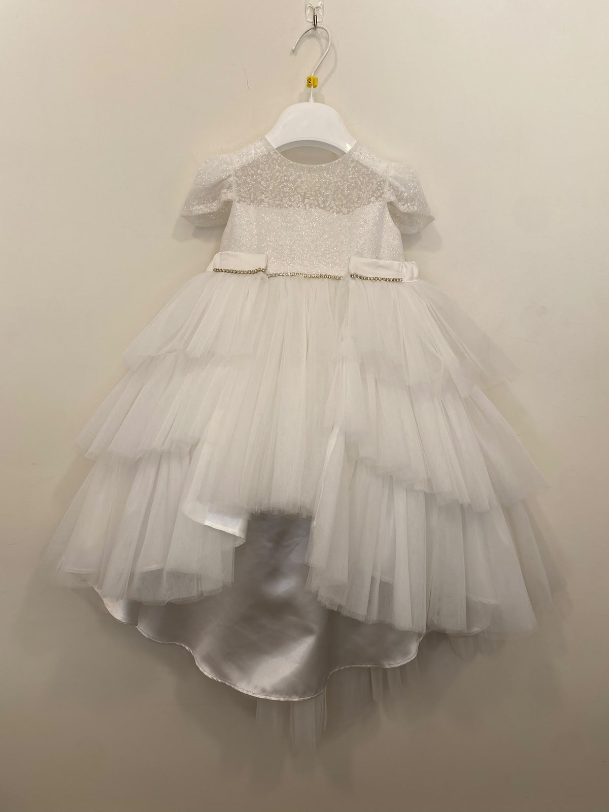 Abito da Cerimonia Bimba in Tulle con Gonna Staccabile 2-in-1 👧✨⭐