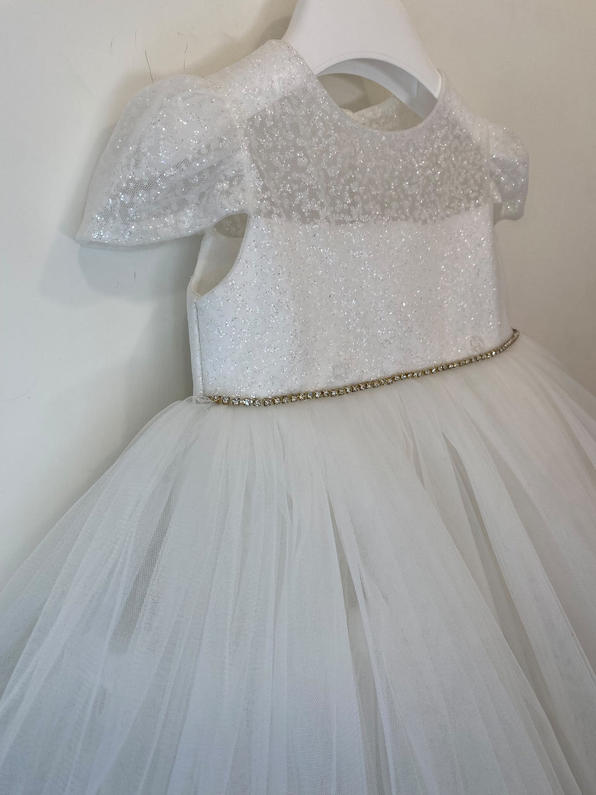 Abito da Cerimonia Bimba in Tulle con Gonna Staccabile 2-in-1 👧✨⭐