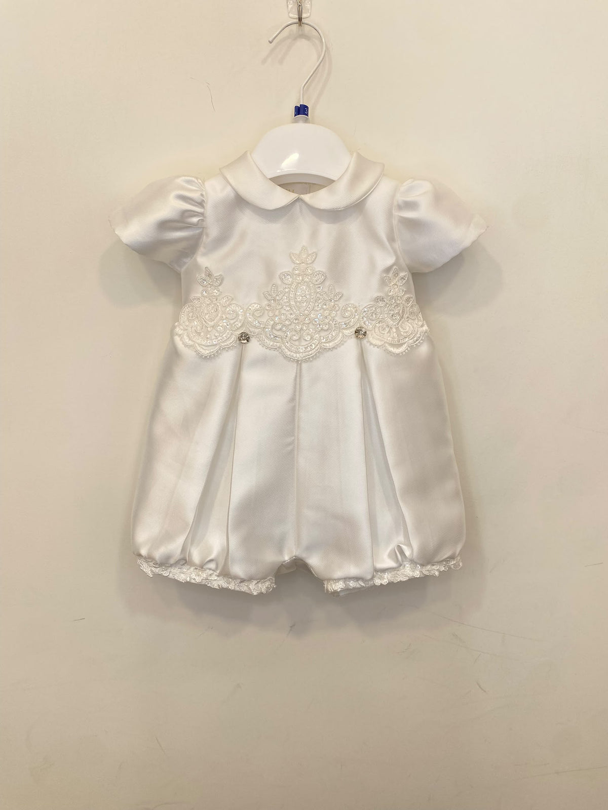 Pagliaccetto Cerimonia Bimba in Raso con Gonna Staccabile 2-in-1 👧✨⭐