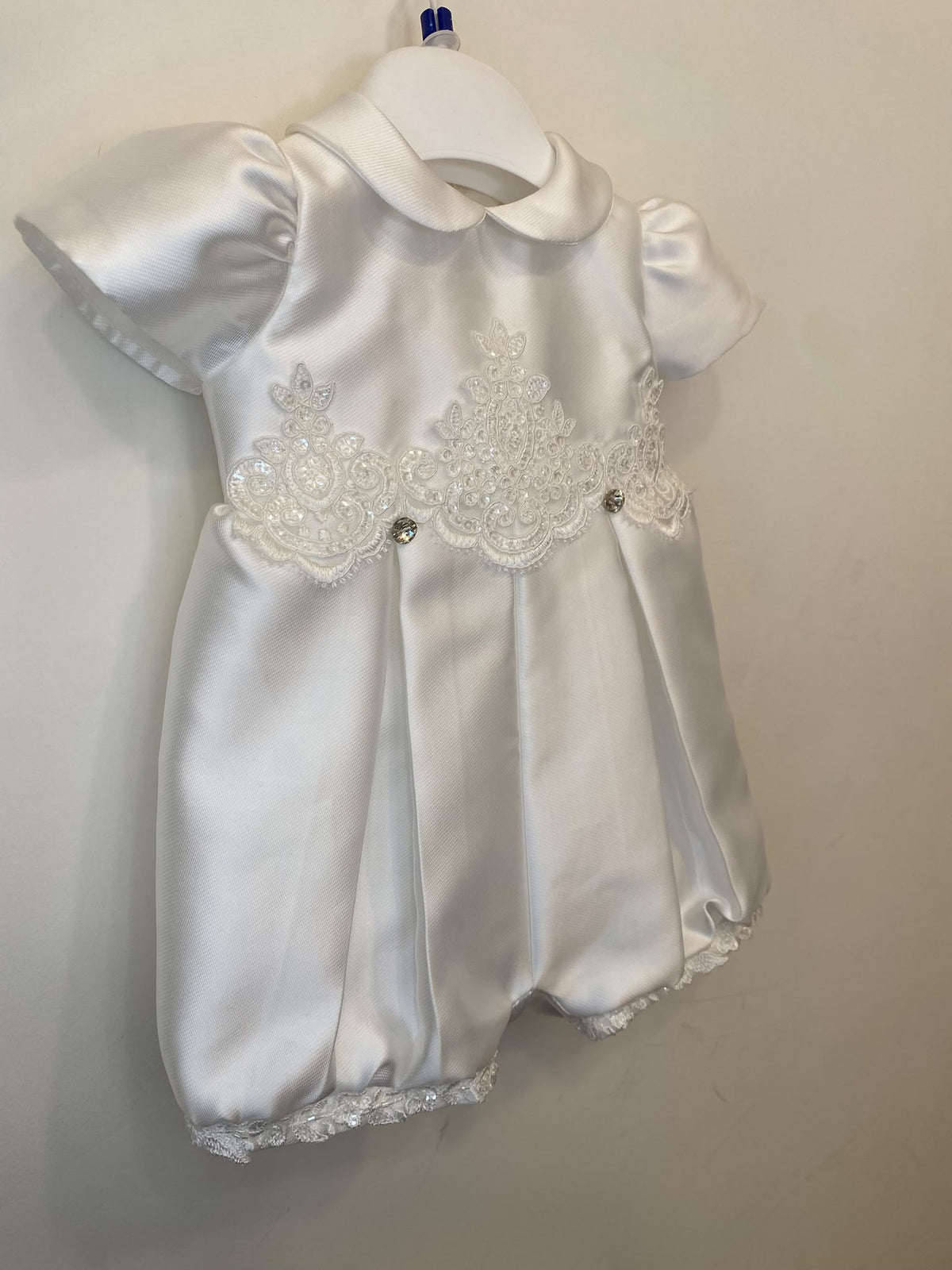 Pagliaccetto Cerimonia Bimba in Raso con Gonna Staccabile 2-in-1 👧✨⭐