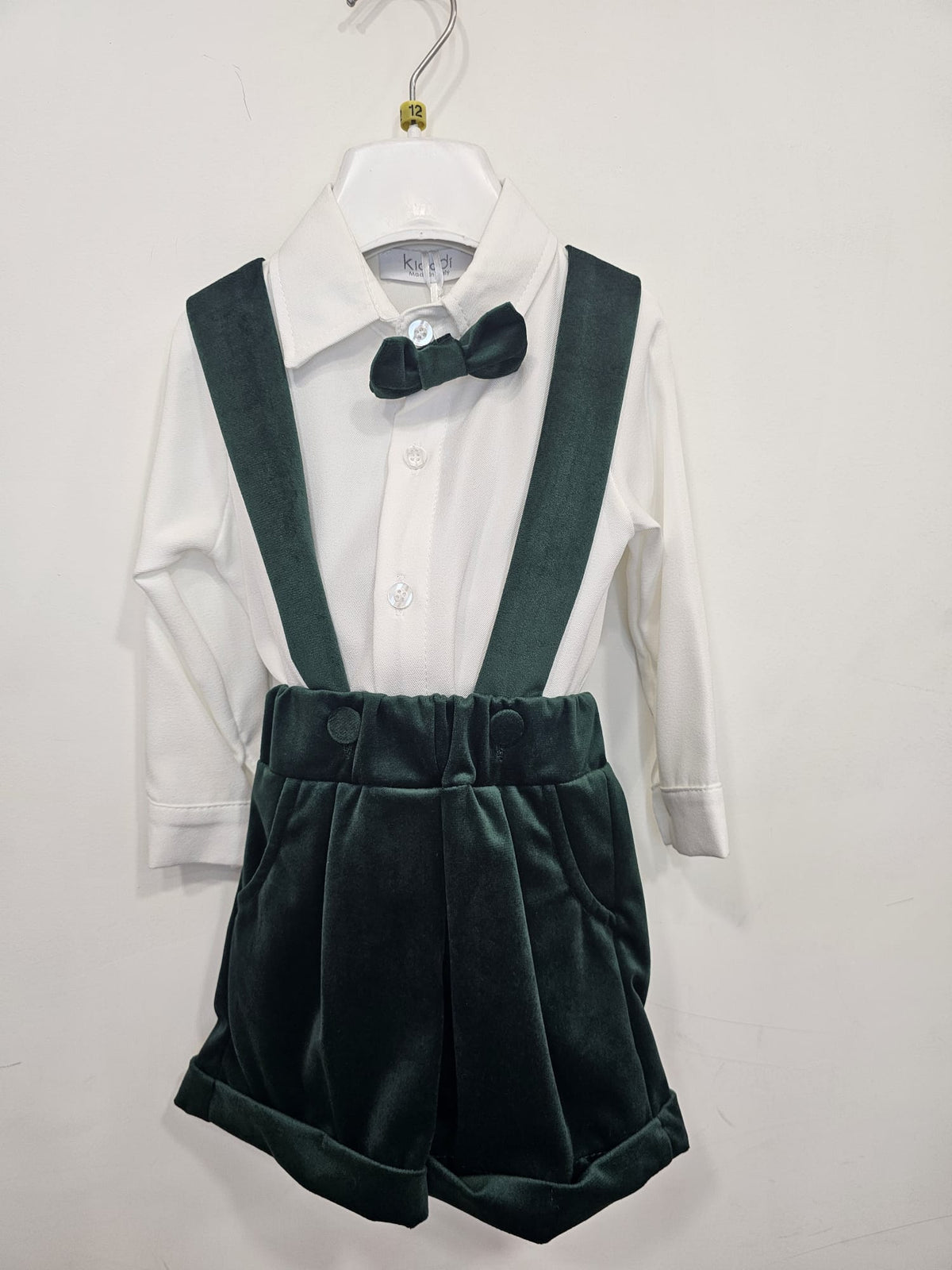 Completo Elegante Bimbo 2 Pezzi in Velluto con Papillon 👦✨