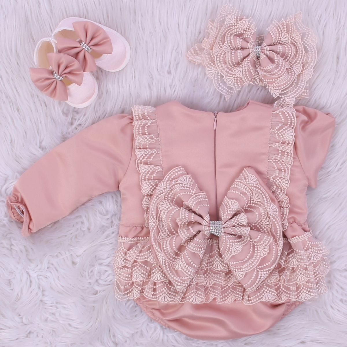 Pagliaccetto Elegante Bimba 3 Pezzi con Accessori 👧✨⭐