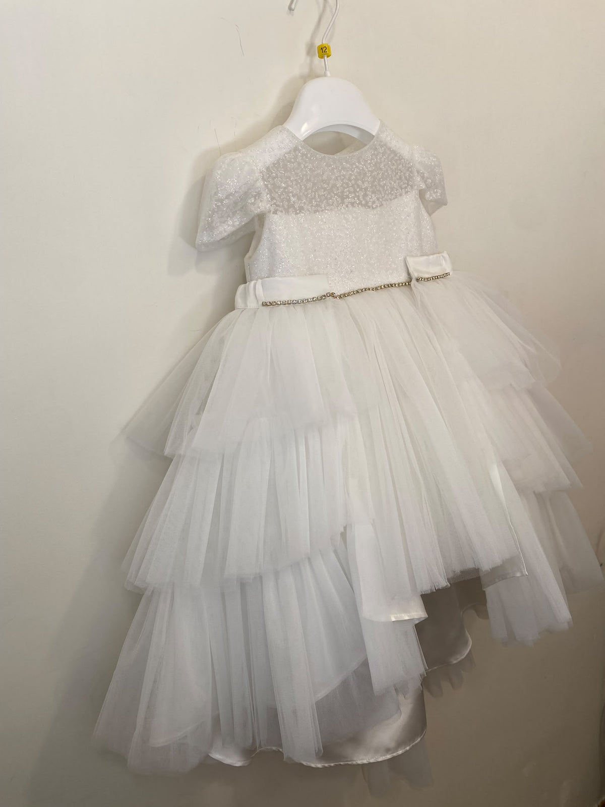 Abito da Cerimonia Bimba in Tulle con Gonna Staccabile 2-in-1 👧✨⭐
